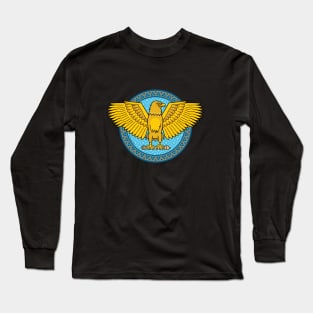 Glorious Gold Eagle Shield Long Sleeve T-Shirt